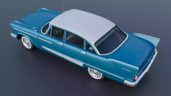 Plymouth Plaza 4 Door 1958  3D print model 6