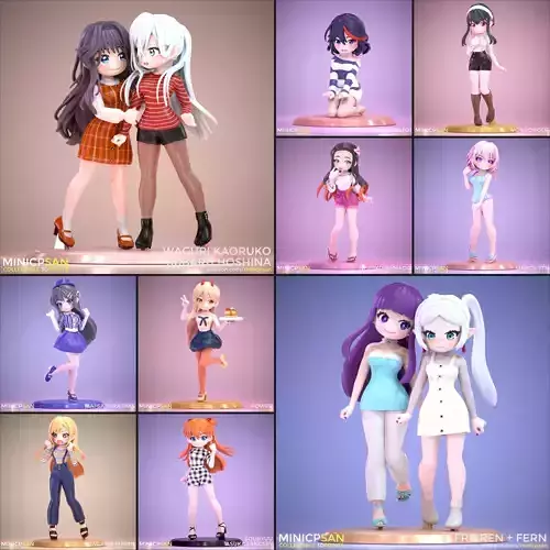 September 2025 Cute Mini Figures Bundle - MiniCPsan 