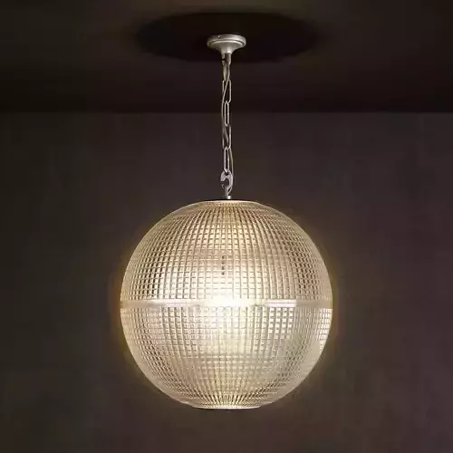Restoration hardware prismatic globe pedant 16 inch
