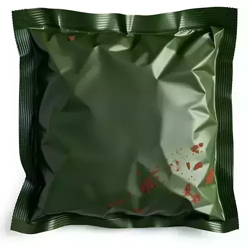 Military Ration Food Pouch 3D