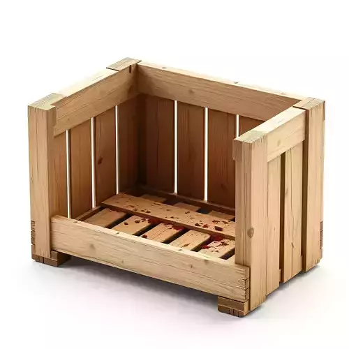Rustic Wooden Storage Crate