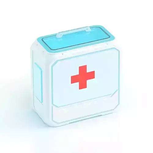 Futuristic Medical Kit Game Asset