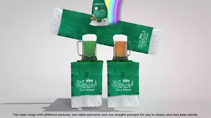 St Patrick Table Decoration 3D Model