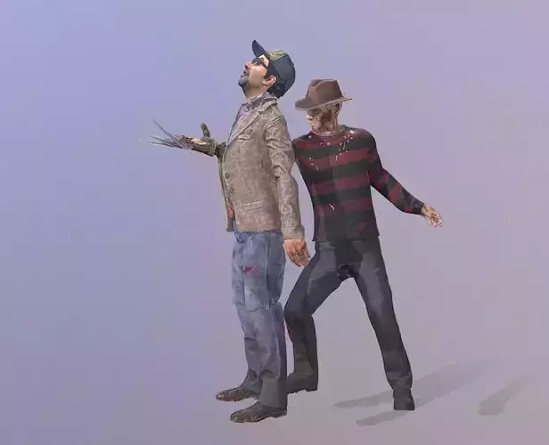 SANDMAN SERIAL KILLER M Fbx Pbr Animated