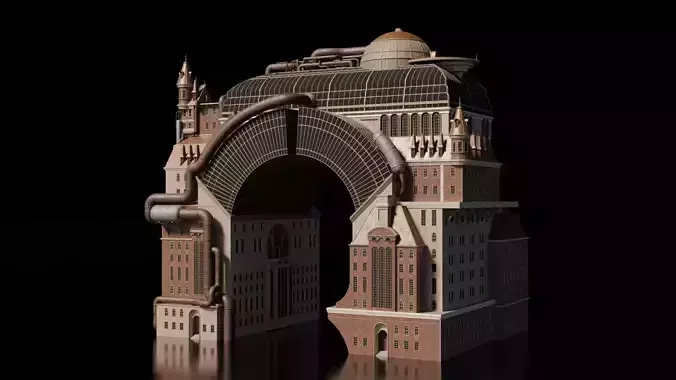 Steampunk Building - House 26