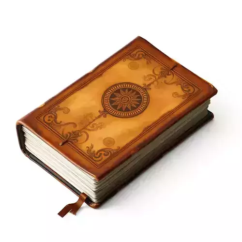 Ornate Leather Journal 3D Model