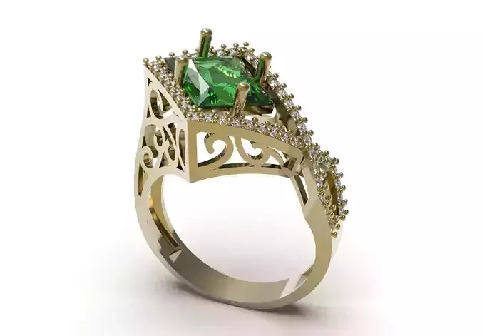 Womens Engagement Cocktail Ring model jr00301