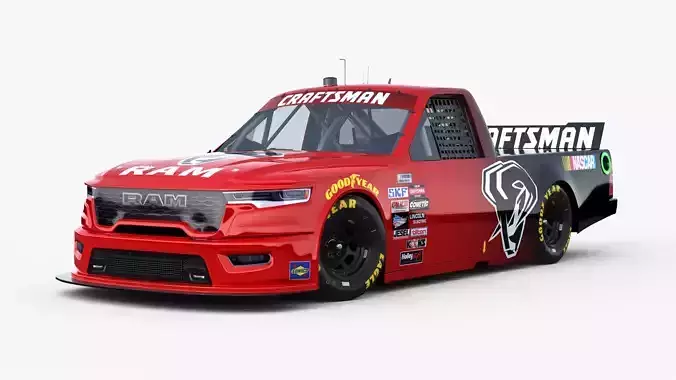 Nascar Truck RAM 2026 Template