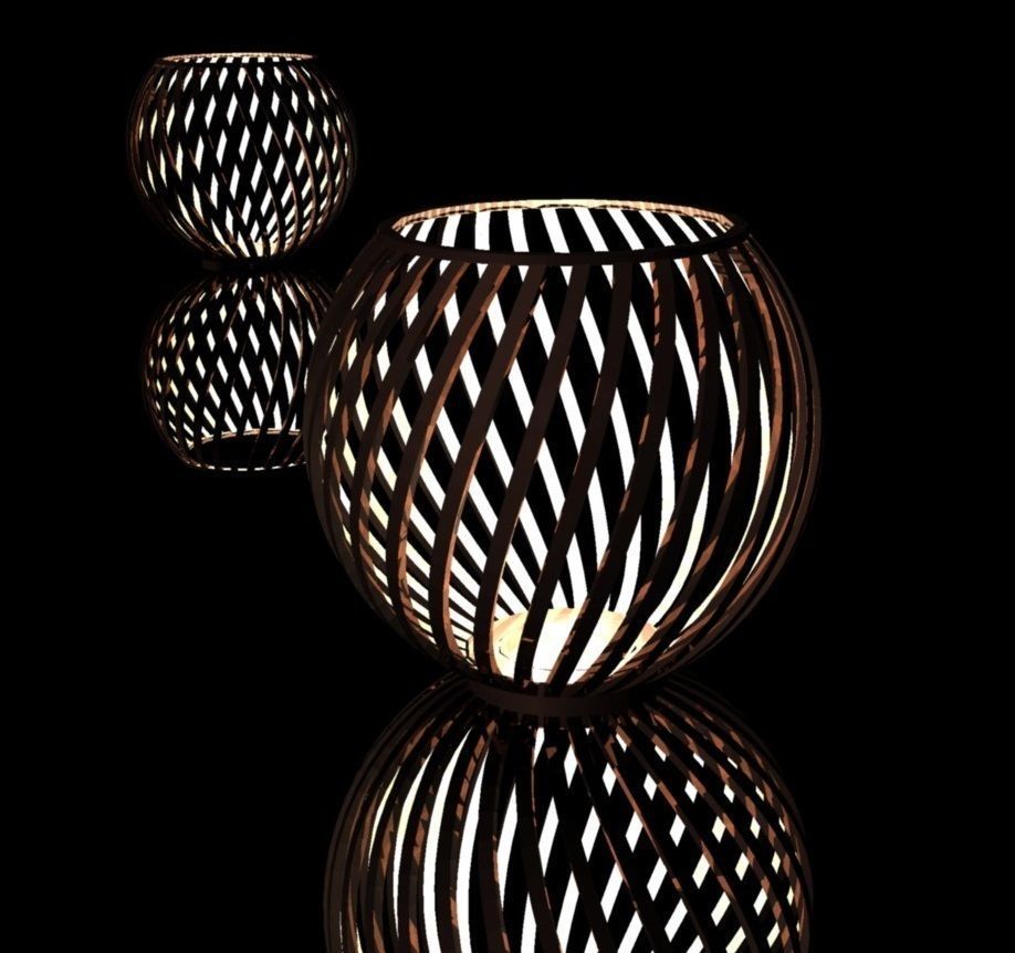 Candle support 3D print model_2