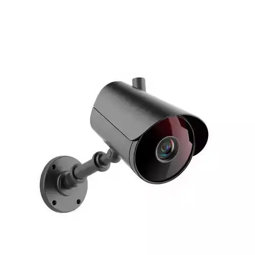 Modern Security Camera 3D Model