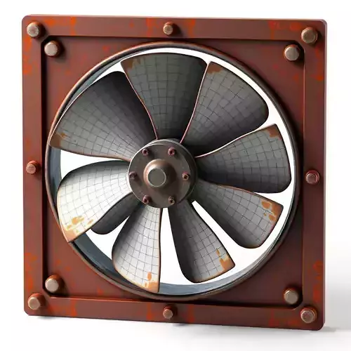 Rusty Industrial Exhaust Fan