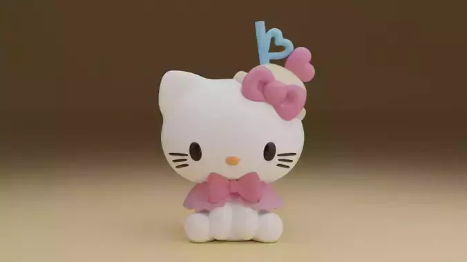 3d Ice cream HELLO KITTY 84