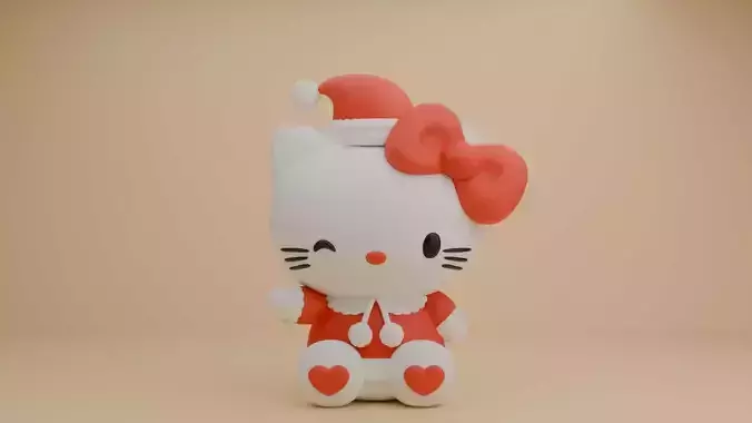 3d Christmas sanrio hello kitty 115