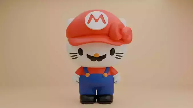Super Mario bros hello kitty 114