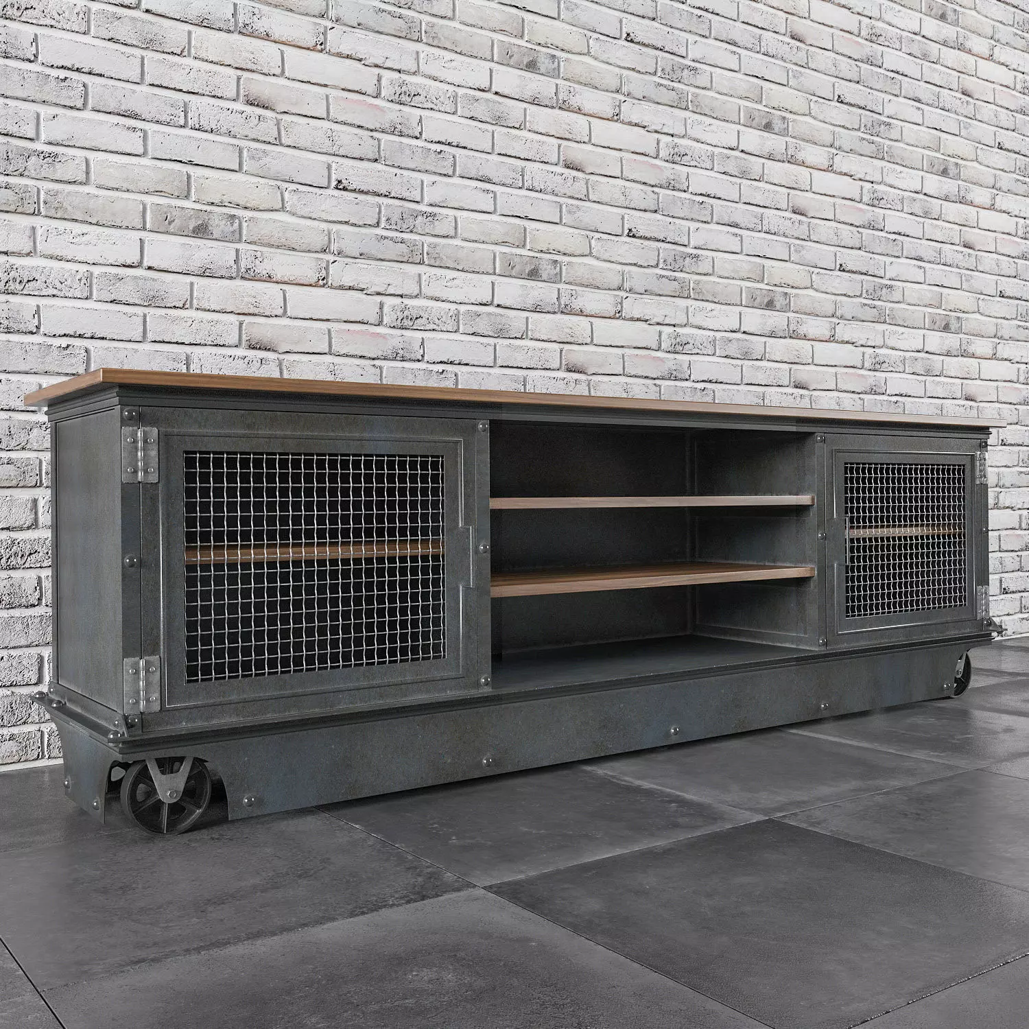 Long Boxcar Ellis Console E50 3D model