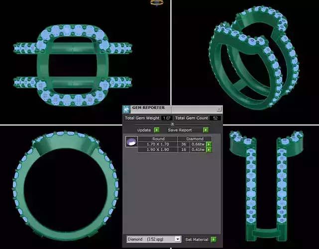 wedding ring - engagement ring