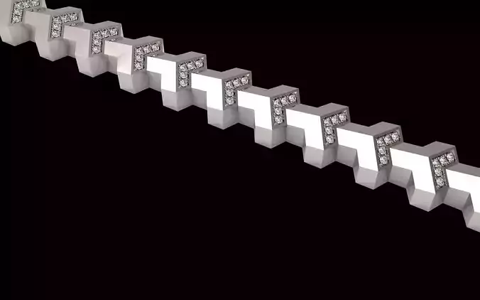 Armor one line cored bracelet