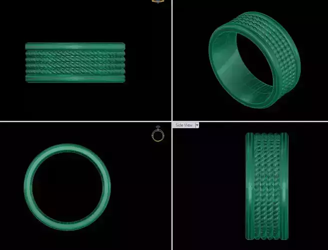 engagement ring-wedding ring