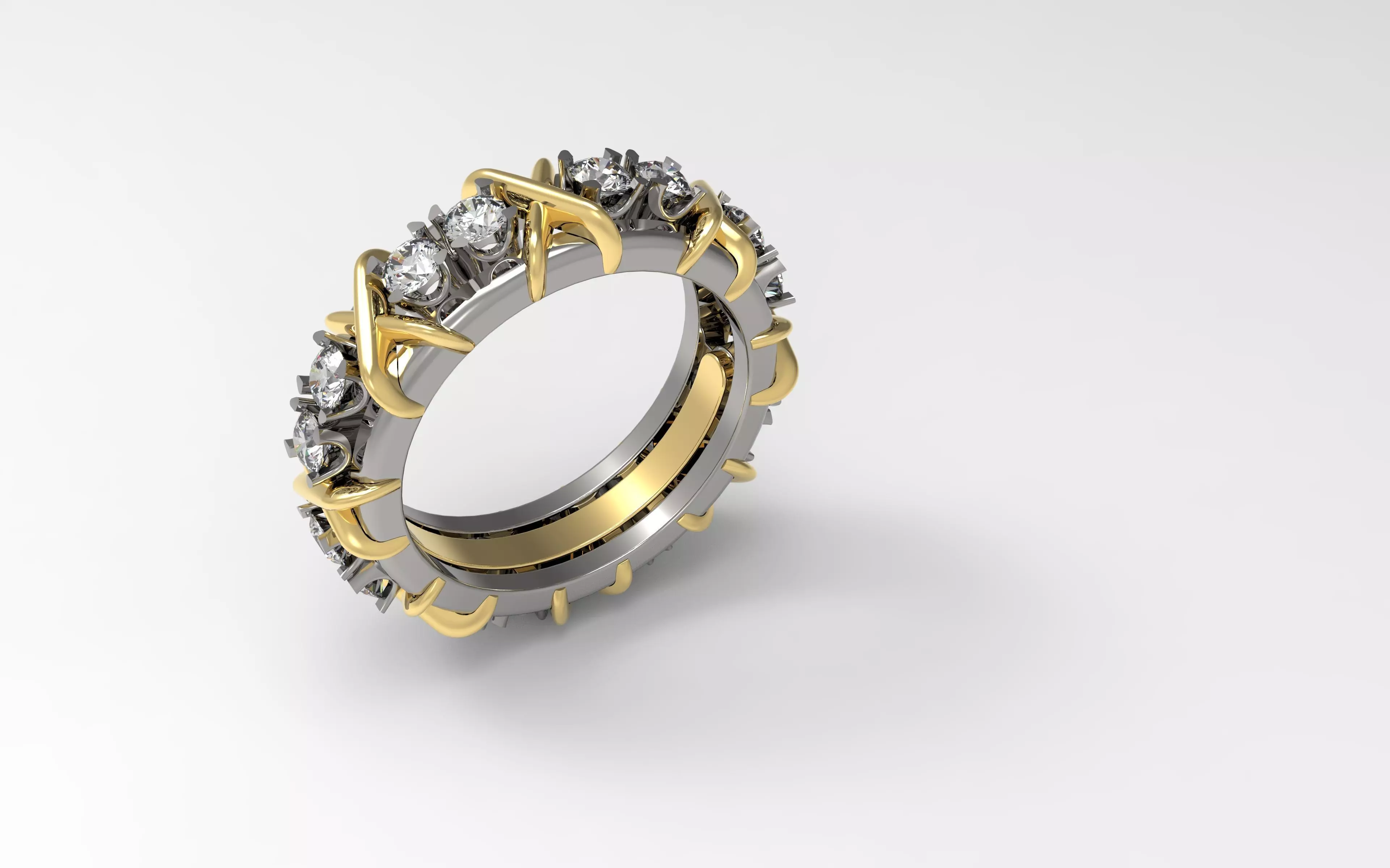 sixteen stone ring 15 3mm 3D print model