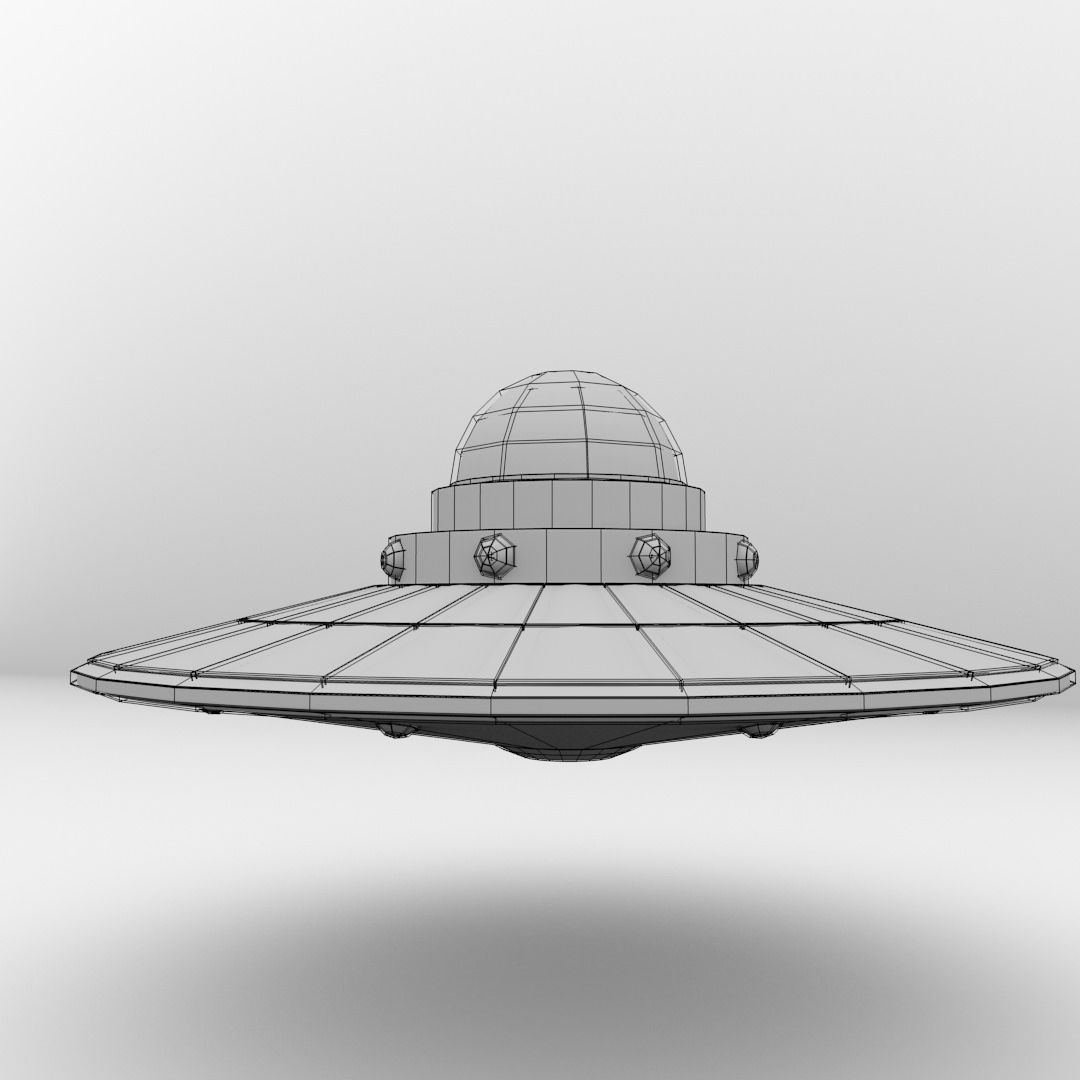 Flying Saucer 3D model_9