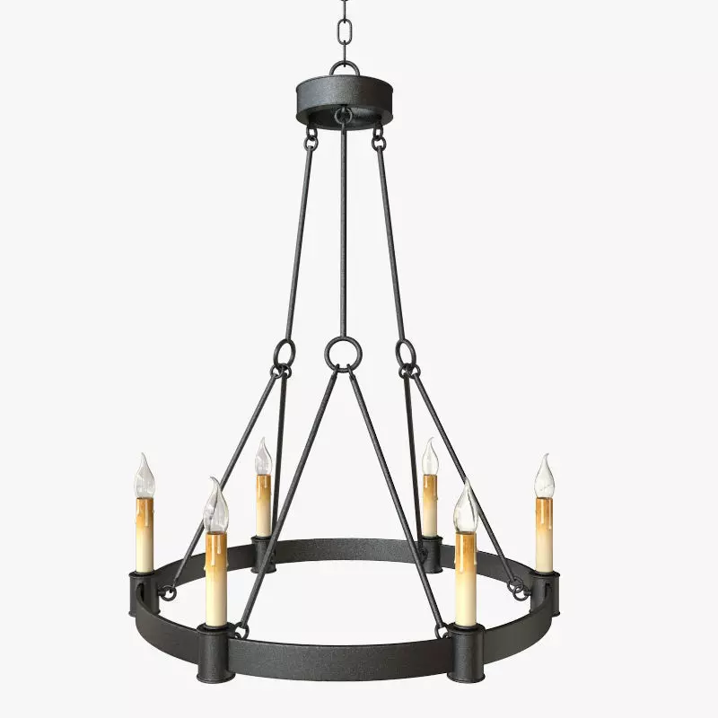 Currey and Company - Chantelaine Chandelier Lighting 3D model_0