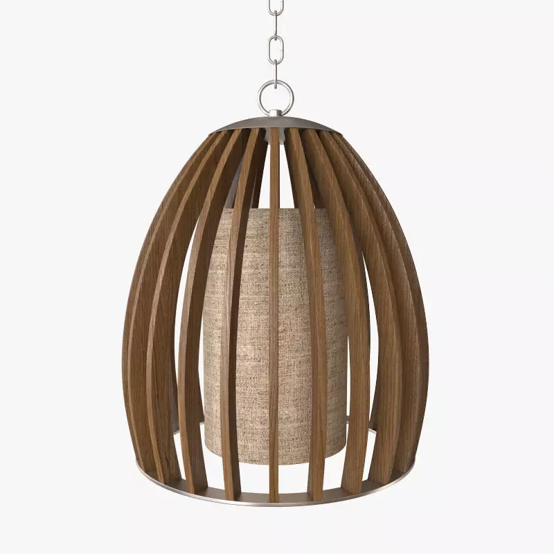 Currey and Company - Carling Pendant Light 3D model_0