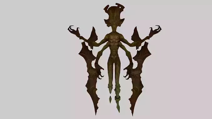 Ancient Tree Demon  Fantasy Boss Creature