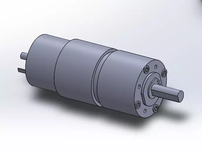 DC Gear Motor - SolidWorks 3D Model SLDPRT STEP STL 3D model