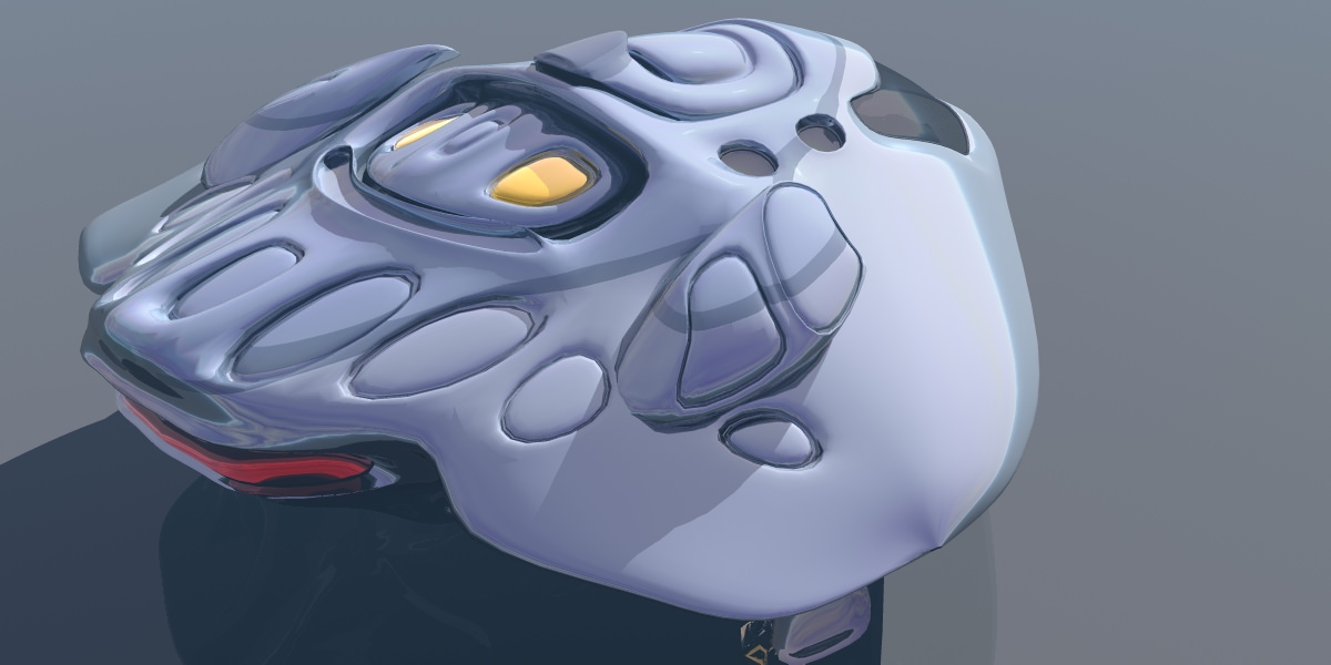 Hybrid Glyder Z-25 Spaceship 3D model_8