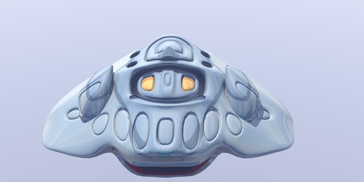 Hybrid Glyder Z-25 Spaceship 3D model_2