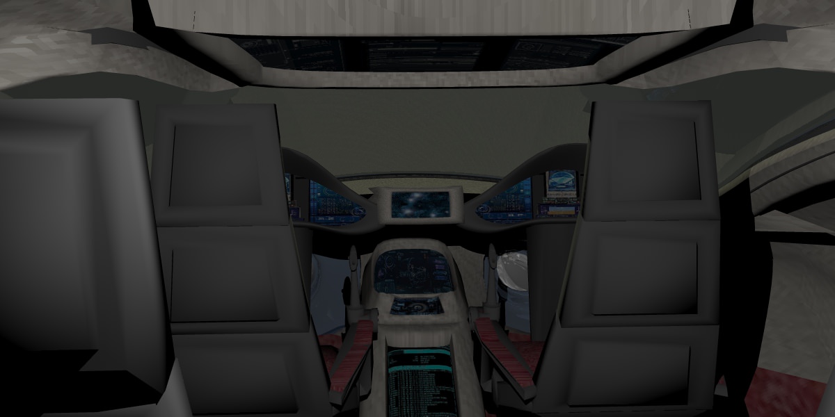 Hybrid Glyder Z-25 Spaceship 3D model_11