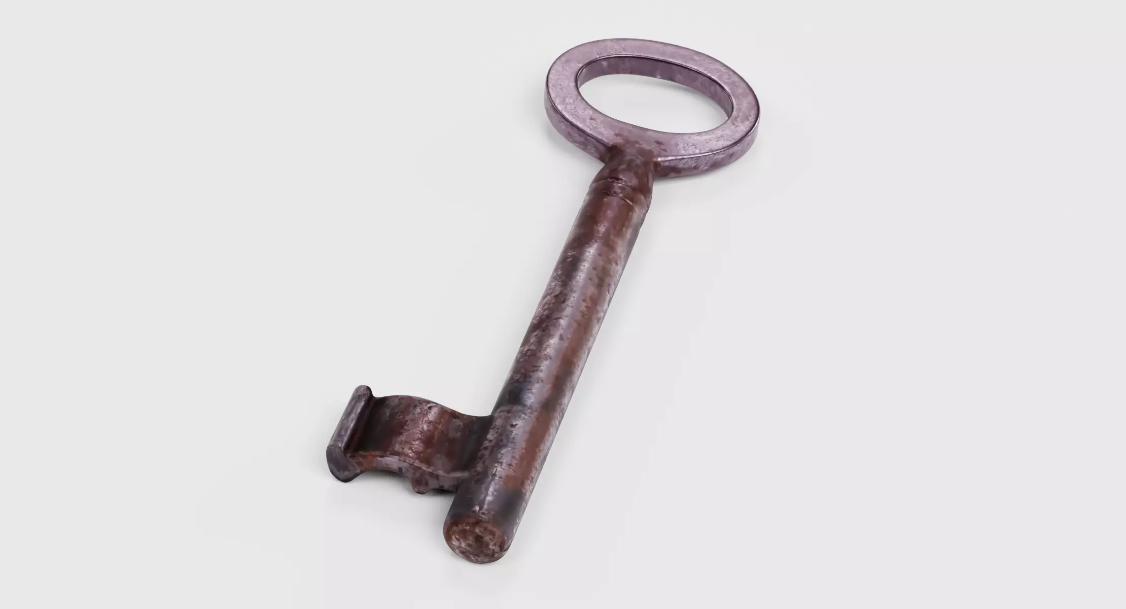 Key V1 - Rusty Hollow Barrel Skeleton Key 3D model