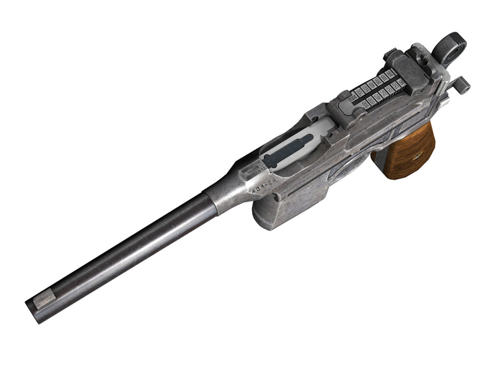 Mauser C96 Broomhandle  3D model_6
