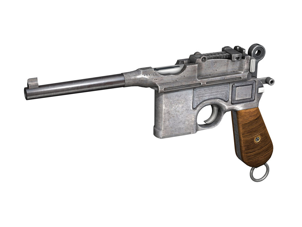 Mauser C96 Broomhandle  3D model_7