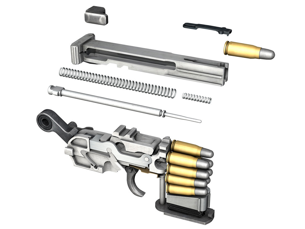 Mauser C96 Broomhandle  3D model_20