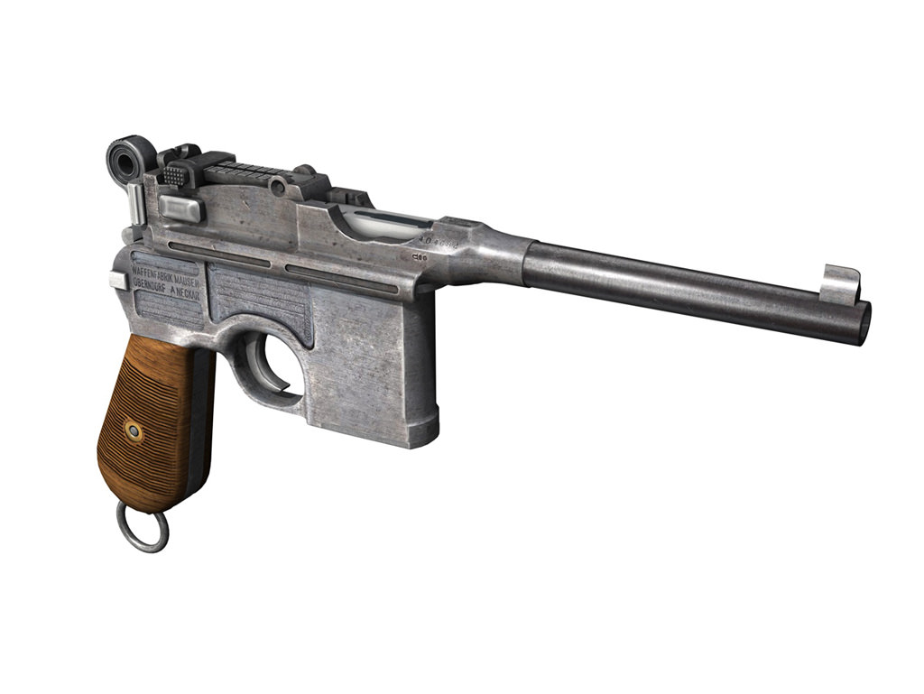 Mauser C96 Broomhandle  3D model_2