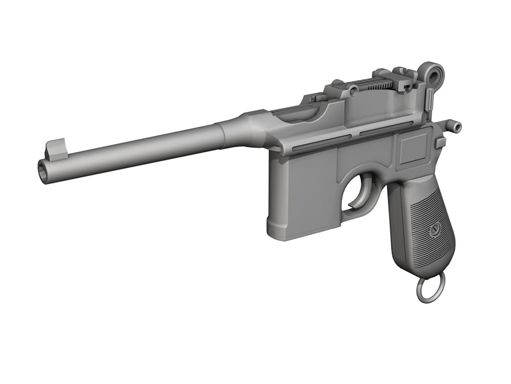 Mauser C96 Broomhandle  3D model_25