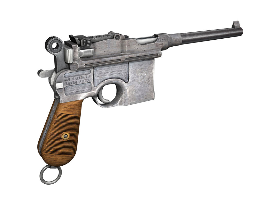 Mauser C96 Broomhandle  3D model_3