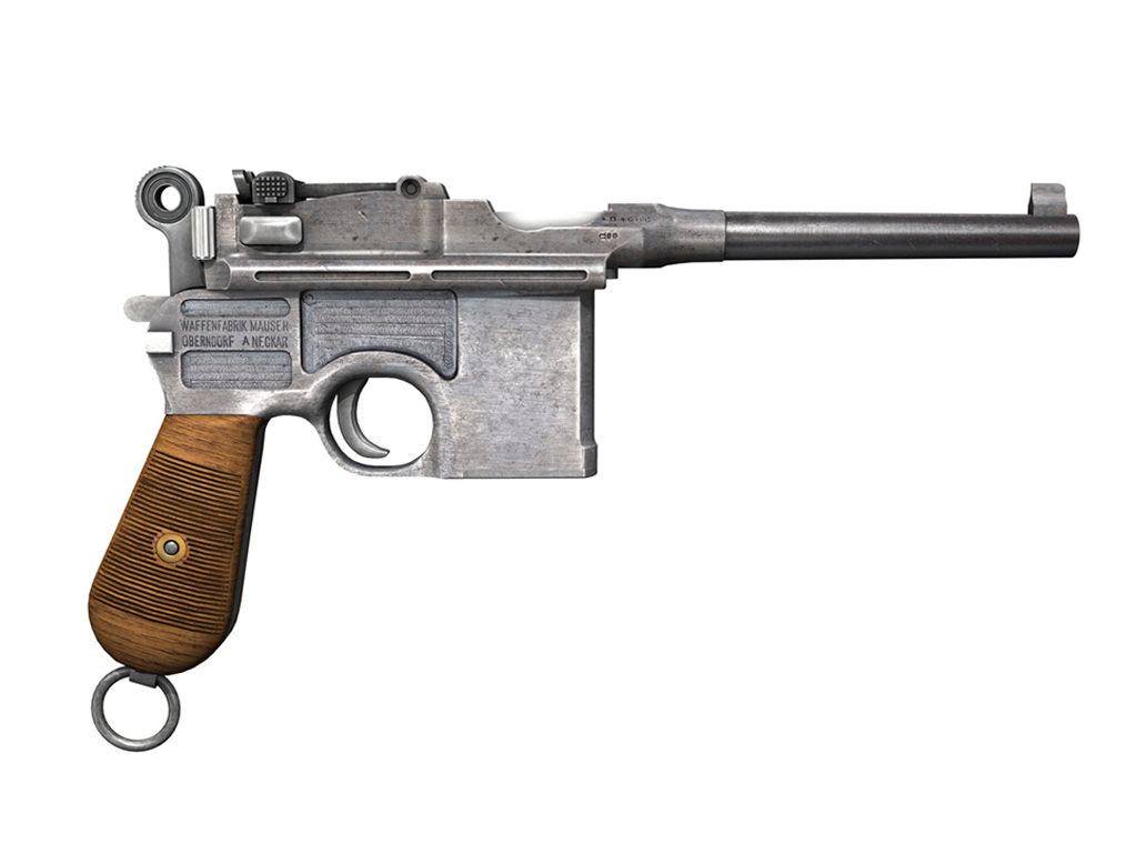Mauser C96 Broomhandle  3D model_4