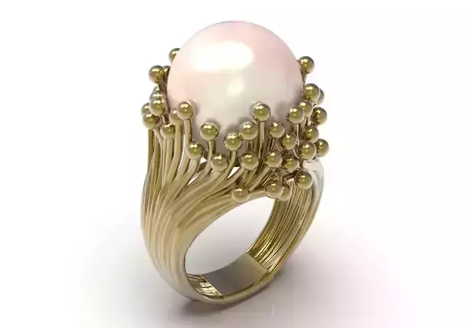 Womens ring cocktail fantasy and voluminous model pr0076