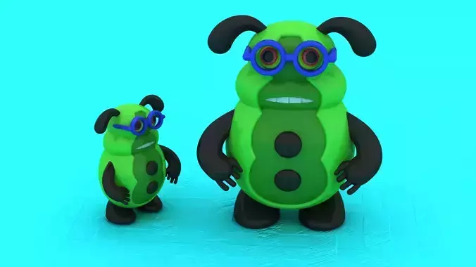 GoggleBugs Toy 3D Printable Model