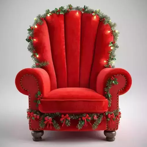 Ornate Christmas Ornament 3D Model Pink Gold Decor