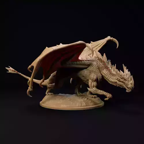 Vorakk dragon pre-supported dragon