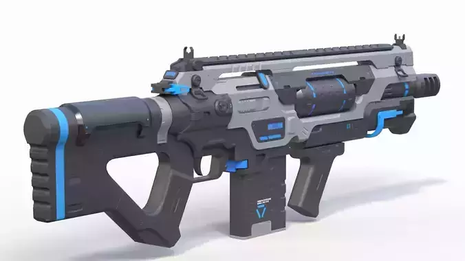 Science Fiction Gun 1 - Rifle