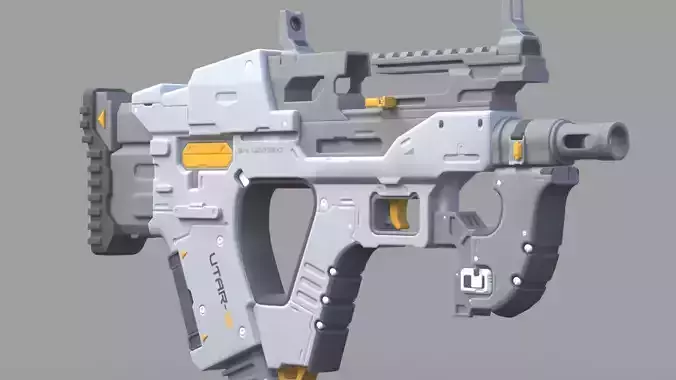 Science Fiction Gun 2 - Semi-Auto Rifle