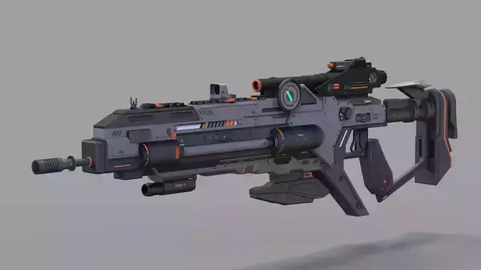Science Fiction Gun 3 - Rifle