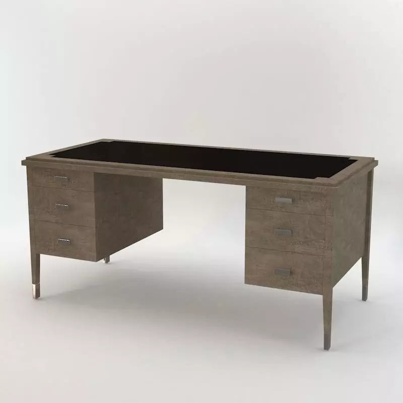 Black and Key - Geneva Desk 3D model_0