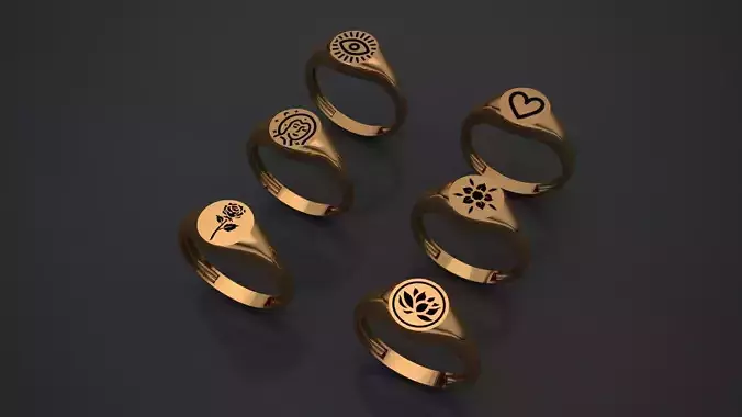 minimal ring for man and woman