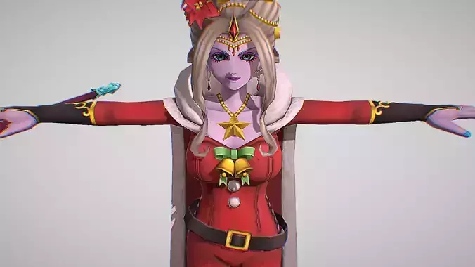 Santa Krystalinda - Included Animations - Dragon Quest Tact
