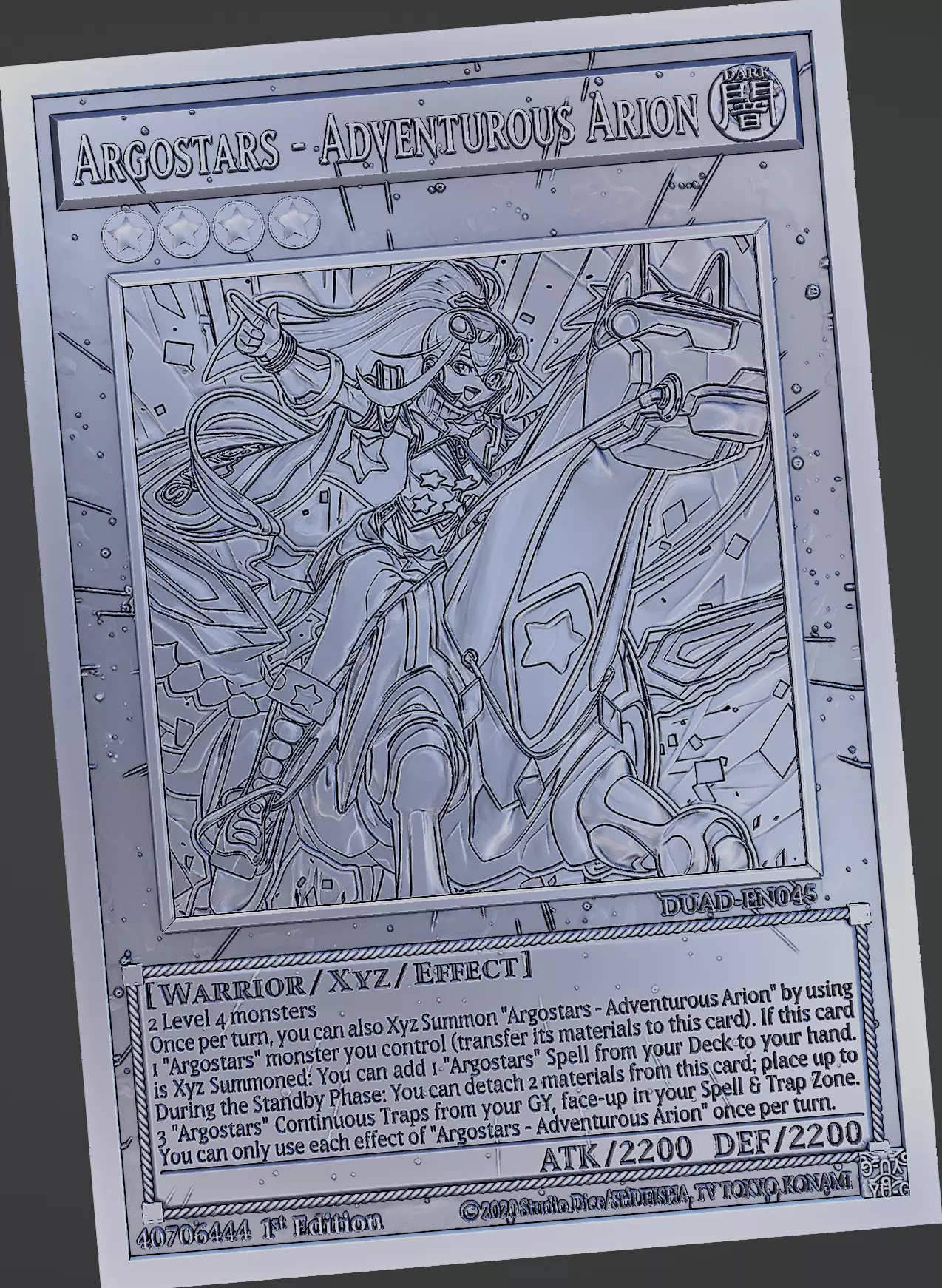 Argostars - Adventurous Arion - yu-gi-oh Free 3D print model
